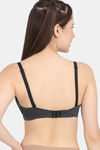 Rosaline Padded Non Wired 3/4th Coverage T-Shirt Bra - Black Beauty — thumbnail 2